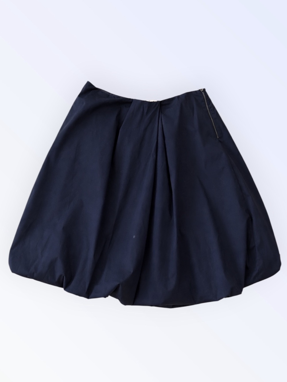 Prada Navy Bubble Skirt